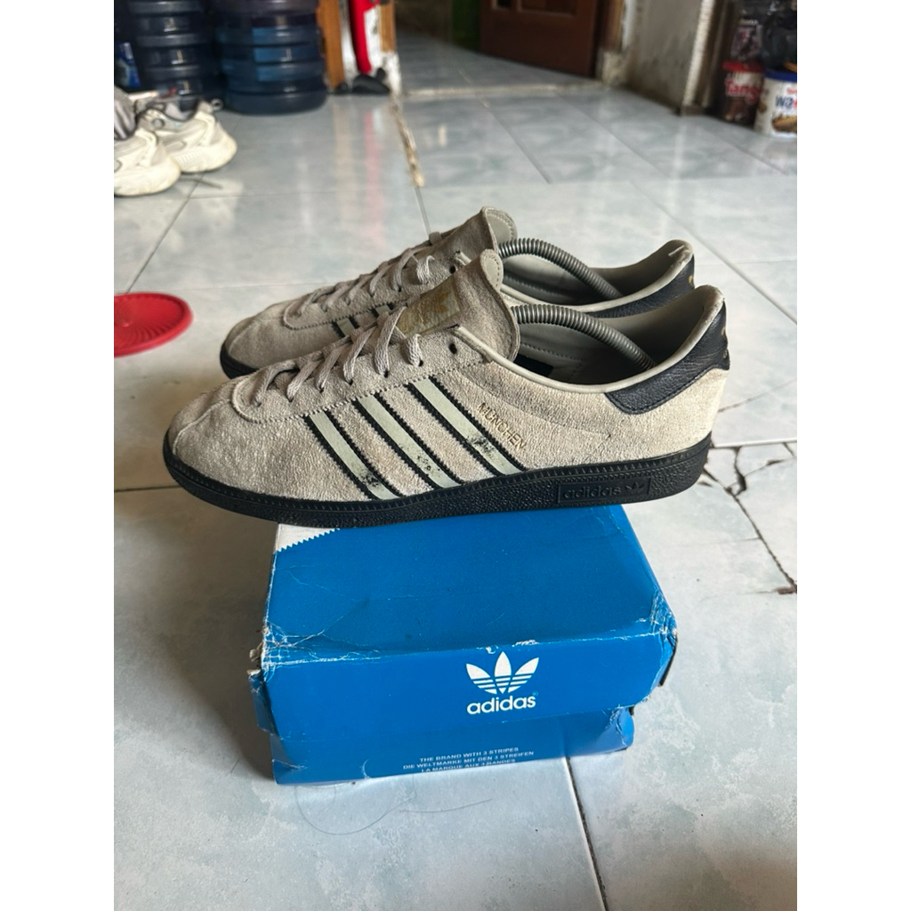 Adidas Munchen Sesame Sz 45 Boxrep