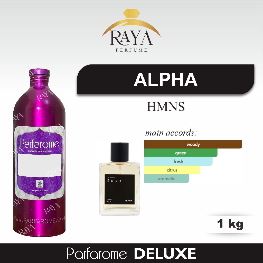 Alpha Hmns  Bibit Parfum Parfarome Deluxe Segel 1Kg