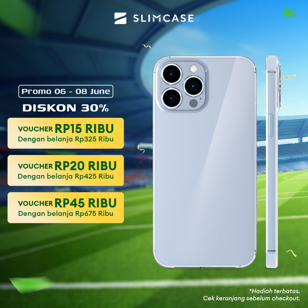Casing Classic 1 iPhone 13 Series Slimcase - Ultra-Thin 0.38 mm, Transparan & Tidak Menguning