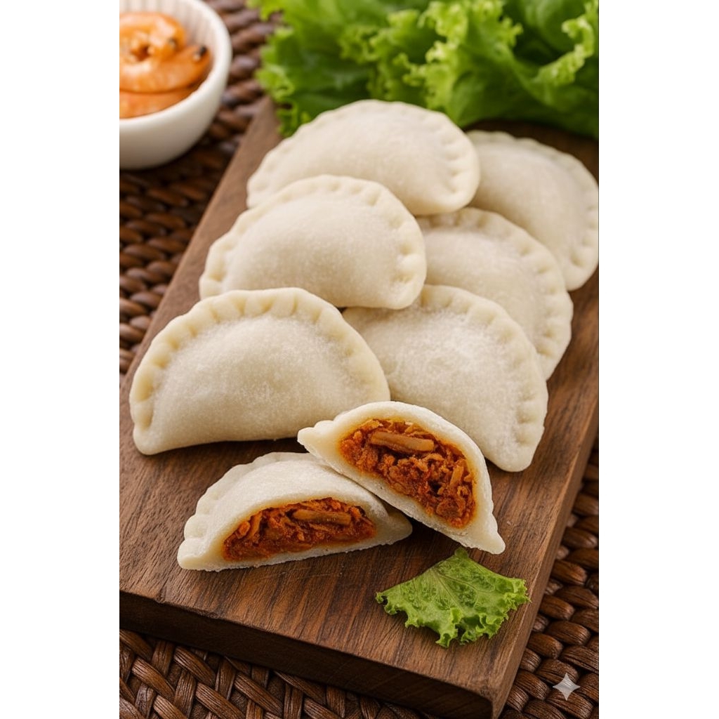 Cireng isi ayam suwir/usus/ati/bakso/tahu kemasan vakum