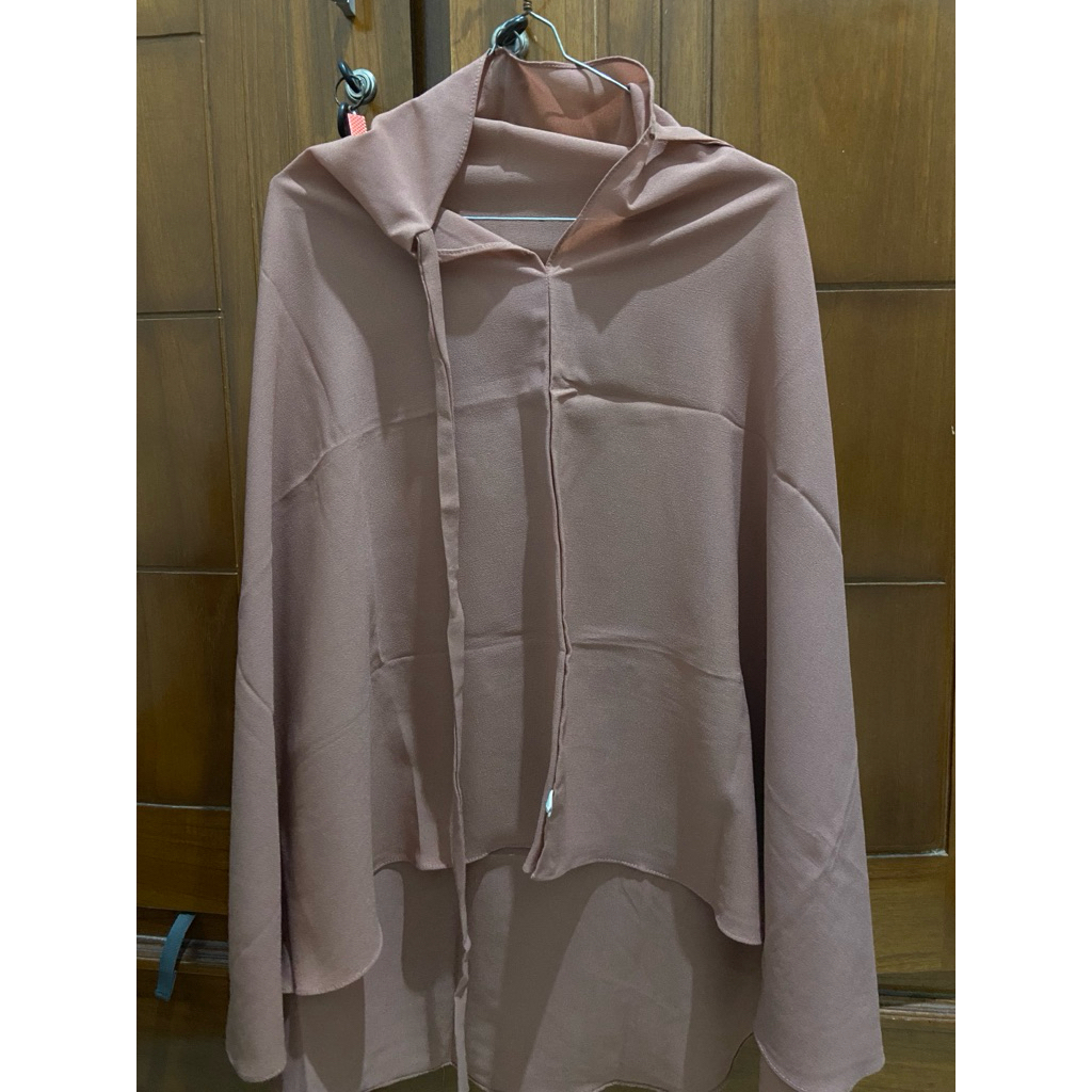 jilbab bergo coklat preloved
