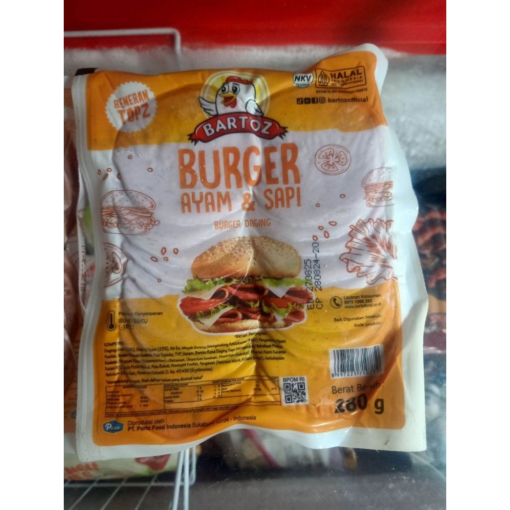 Burger mini bartoz/burger bartos/burger enak/mini burger