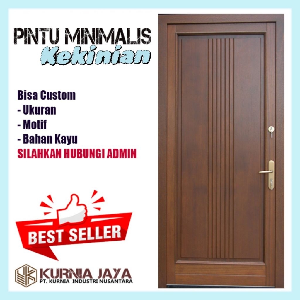 Pintu Dan kusen kayu merbau Papua