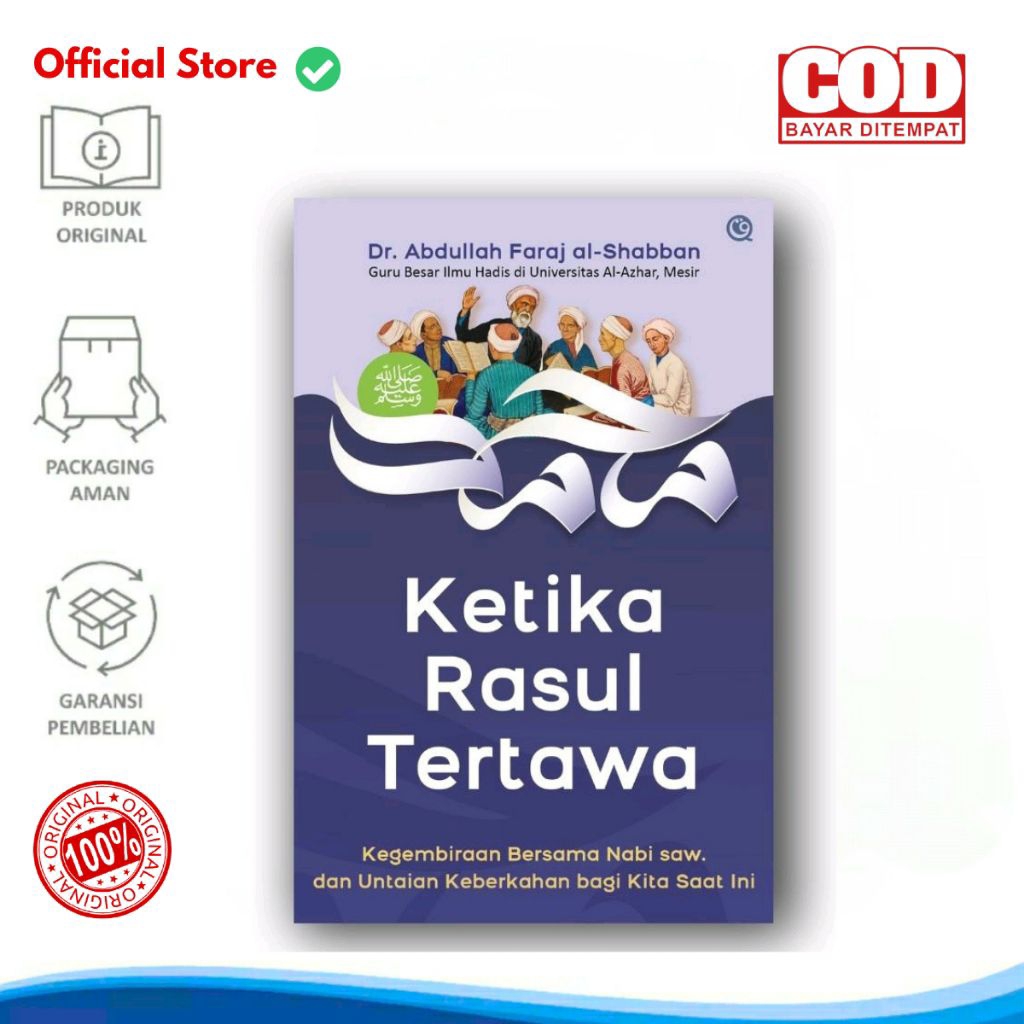 Buku Ketika Rasul Tertawa Kegembiraan Bersama Nabi Muhammad SAW Untaian Keberkahan Bagi Kita Saat In