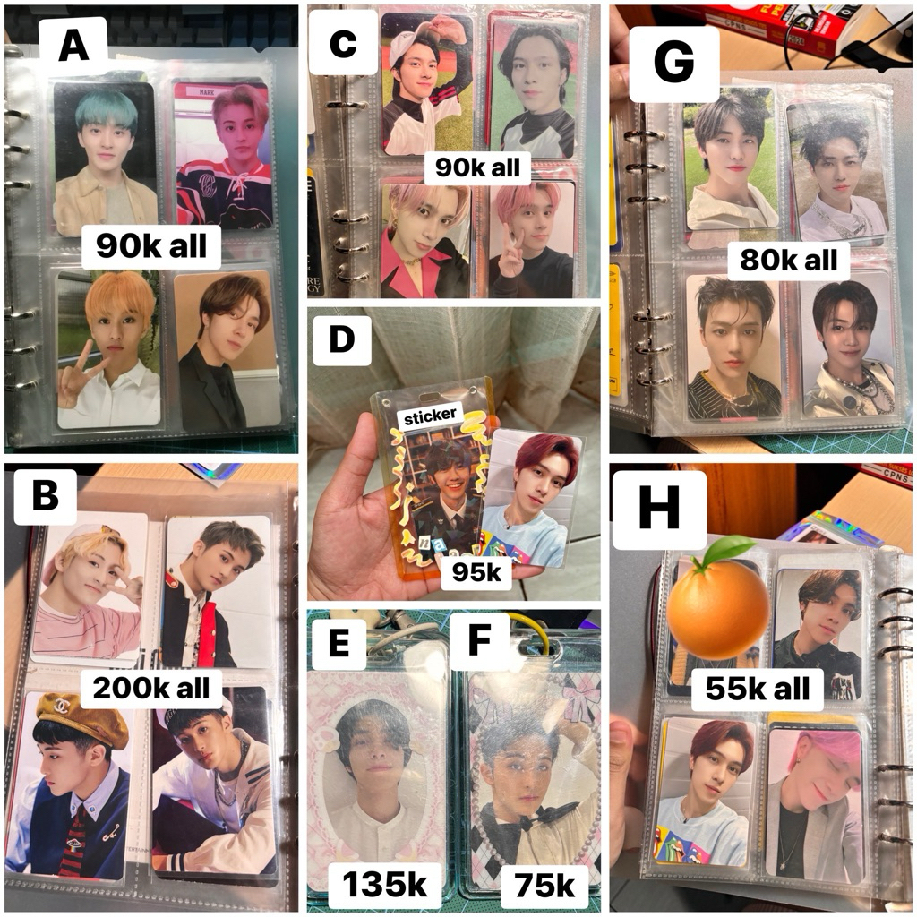 PHOTOCARD MARK SUPERM PRINCE FANMEETING SUPERONE NANA JAEMIN PUFF POLISI POLICE HENDERY BASEBALL PB 