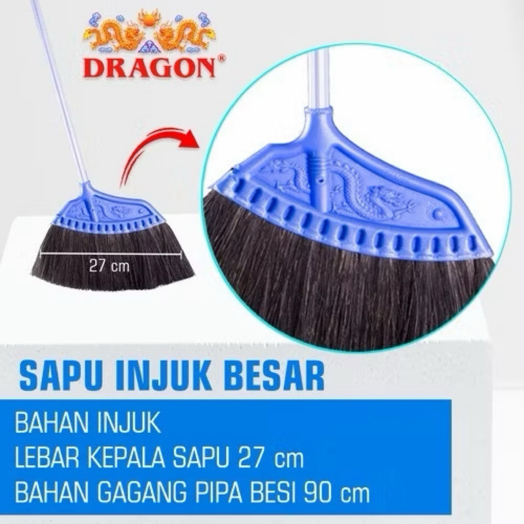 DRAGON SAPU INJUL BESAR / SAPU LANTAI HITAM SP120