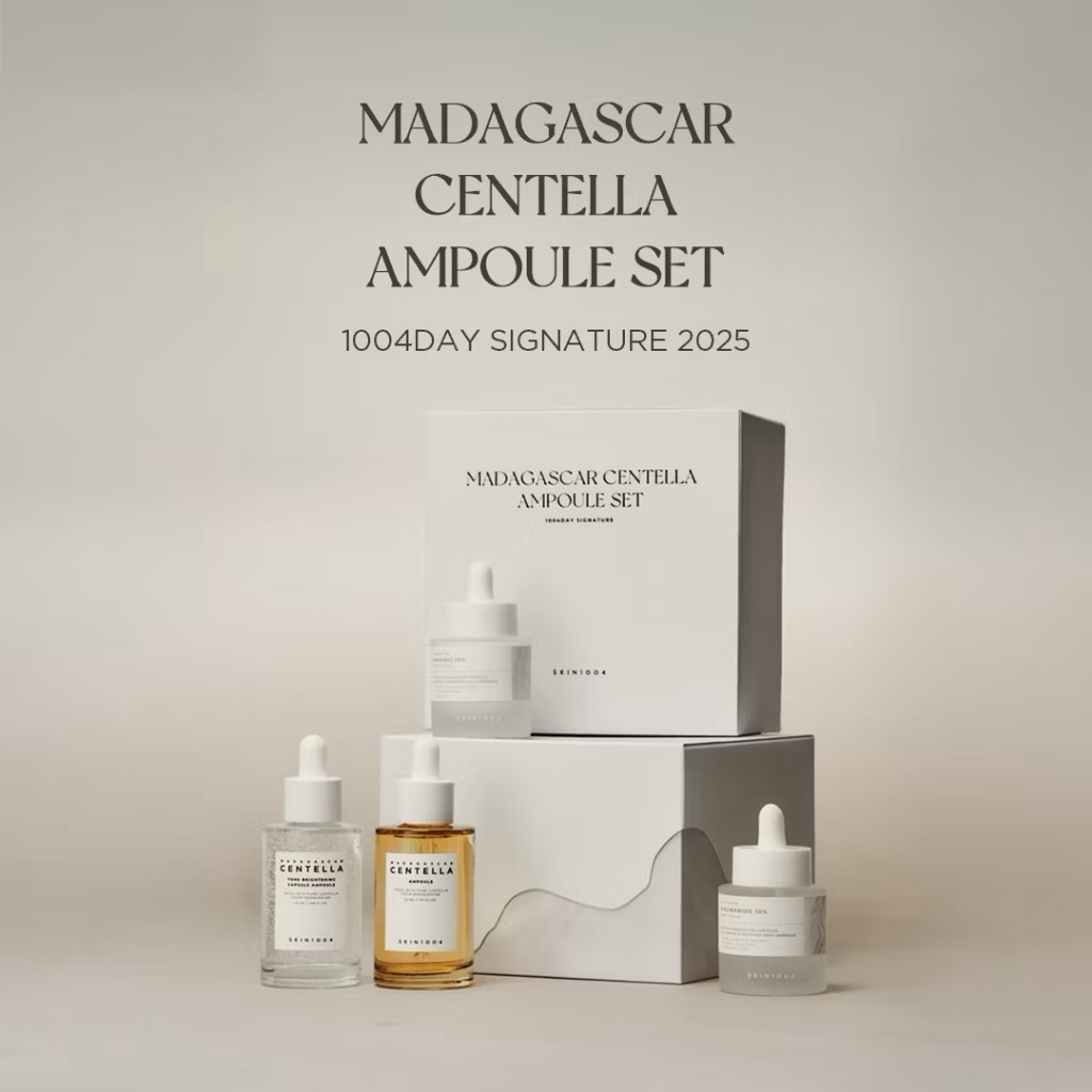 [NEW] SKIN1004 Madagascar Centella Ampoule Set 1004DAY Signature 2025 Brightening & Anti Aging (Limi