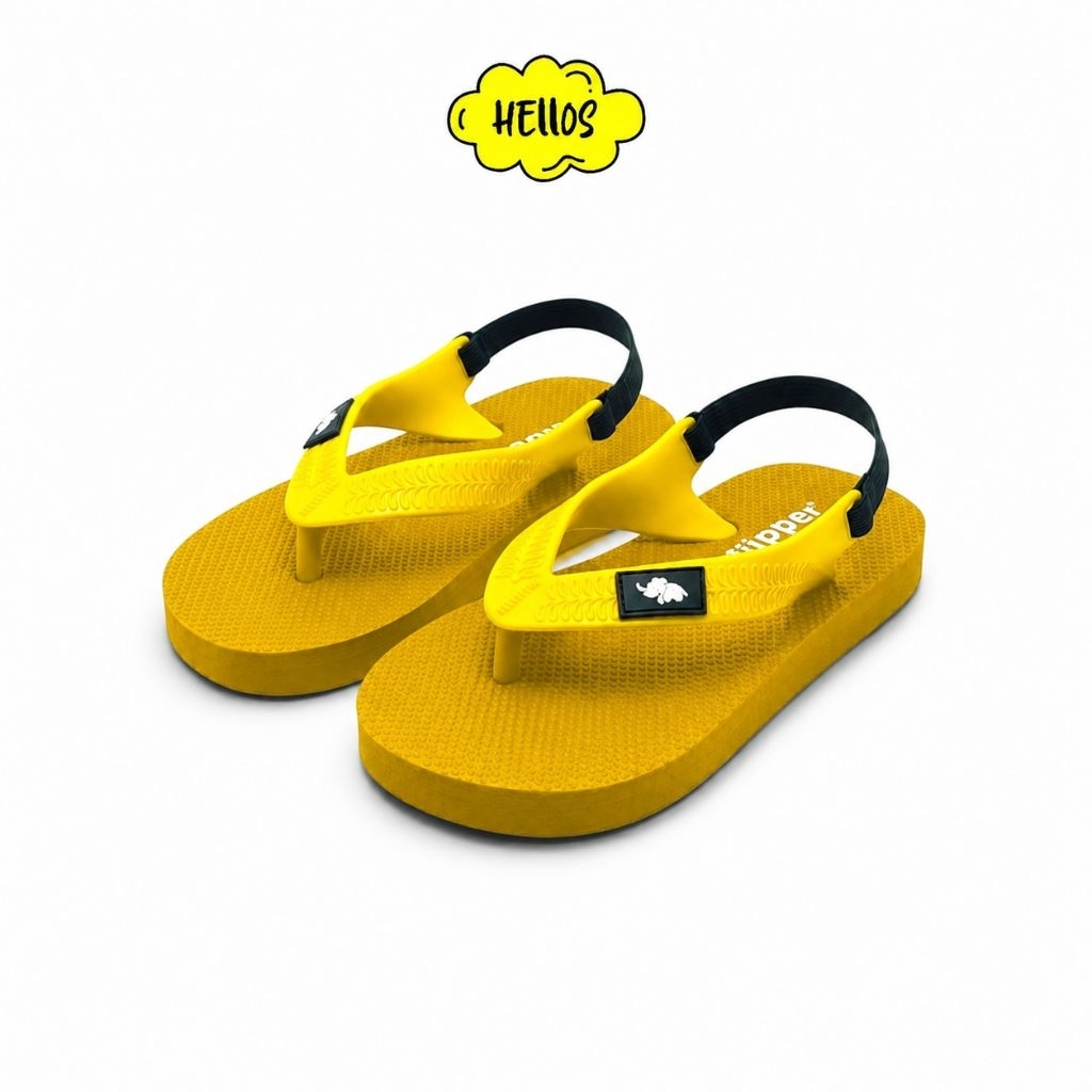 Sandal Jepit Fipper Rubber Anak Laki-Laki/Perempuan (Unisex) - Brown - Fashion Karet
