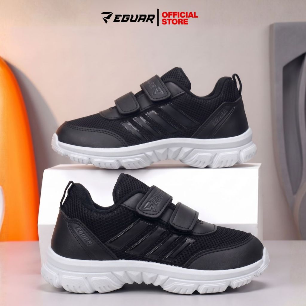 EGUAR Sepatu Sneakers Sekolah Anak ANTI JEBOL | Outsole Dicor Inject | Laki-laki Perempuan TK SD