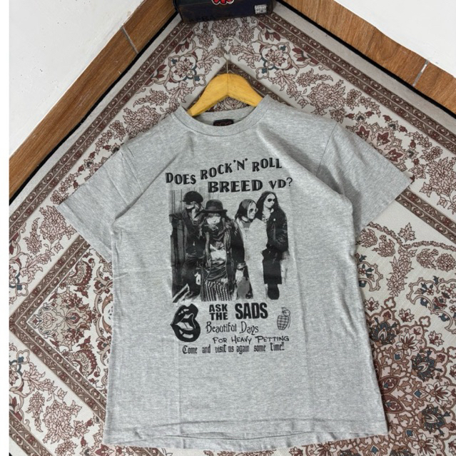 Tshirt SADS Band Grey Second