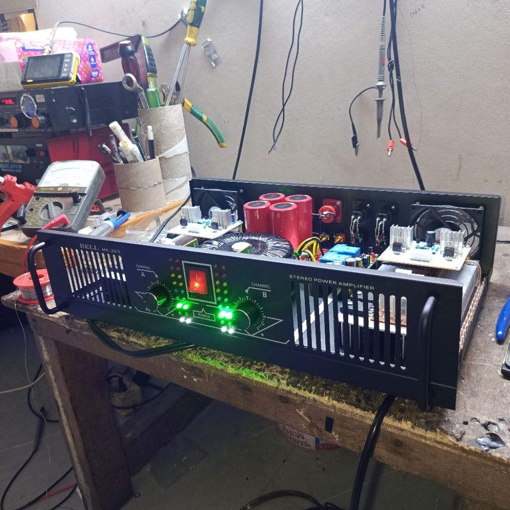 power amplifier rakitan 5A murni 45vac
