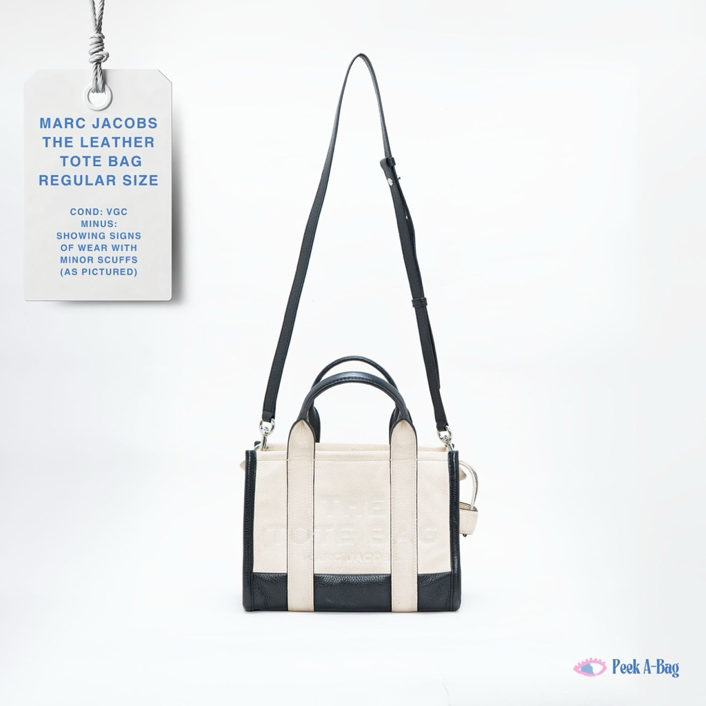 Marc Jacobs The Leather Medium Tote Bag Preloved