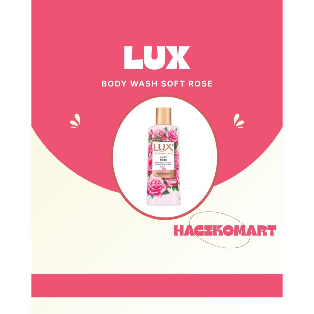 Lux Botanicals Soft Rose Body Wash 100ml