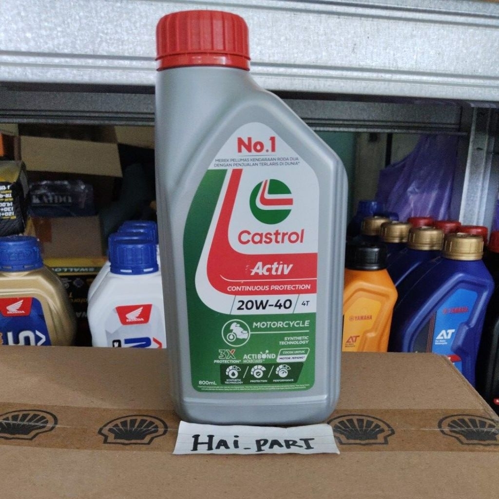 OLI CASTROL 4T 800 ML UNTUK MOTOR BEBEK