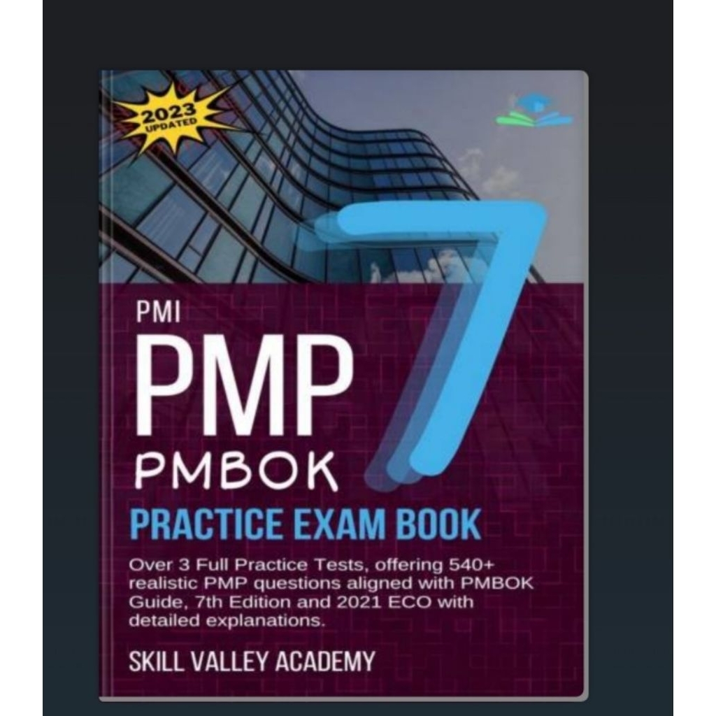 PMI PMP PMBOK 7 Practice Exam Book: Over 3 Full Practice Tests, offering 540+ realistic PMP question
