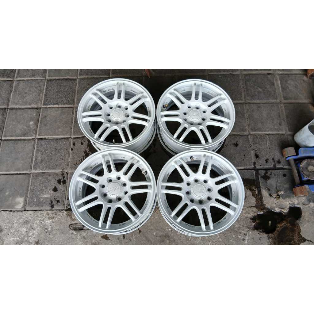 VELG MOBIL SECOND BOON (HSR) RING 14 LEBAR 6 PCD 4X100 ET 35 WHITE