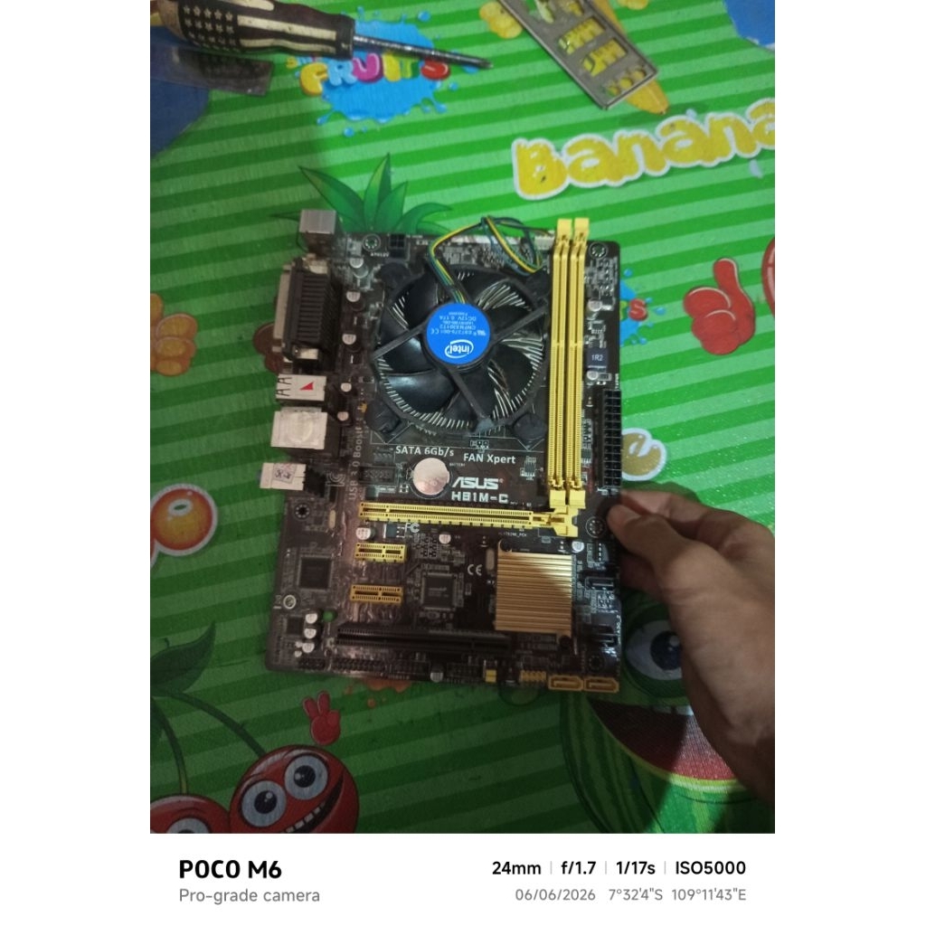 PAKETAN Mobo H81M-C Asus Normal cek deskripsi