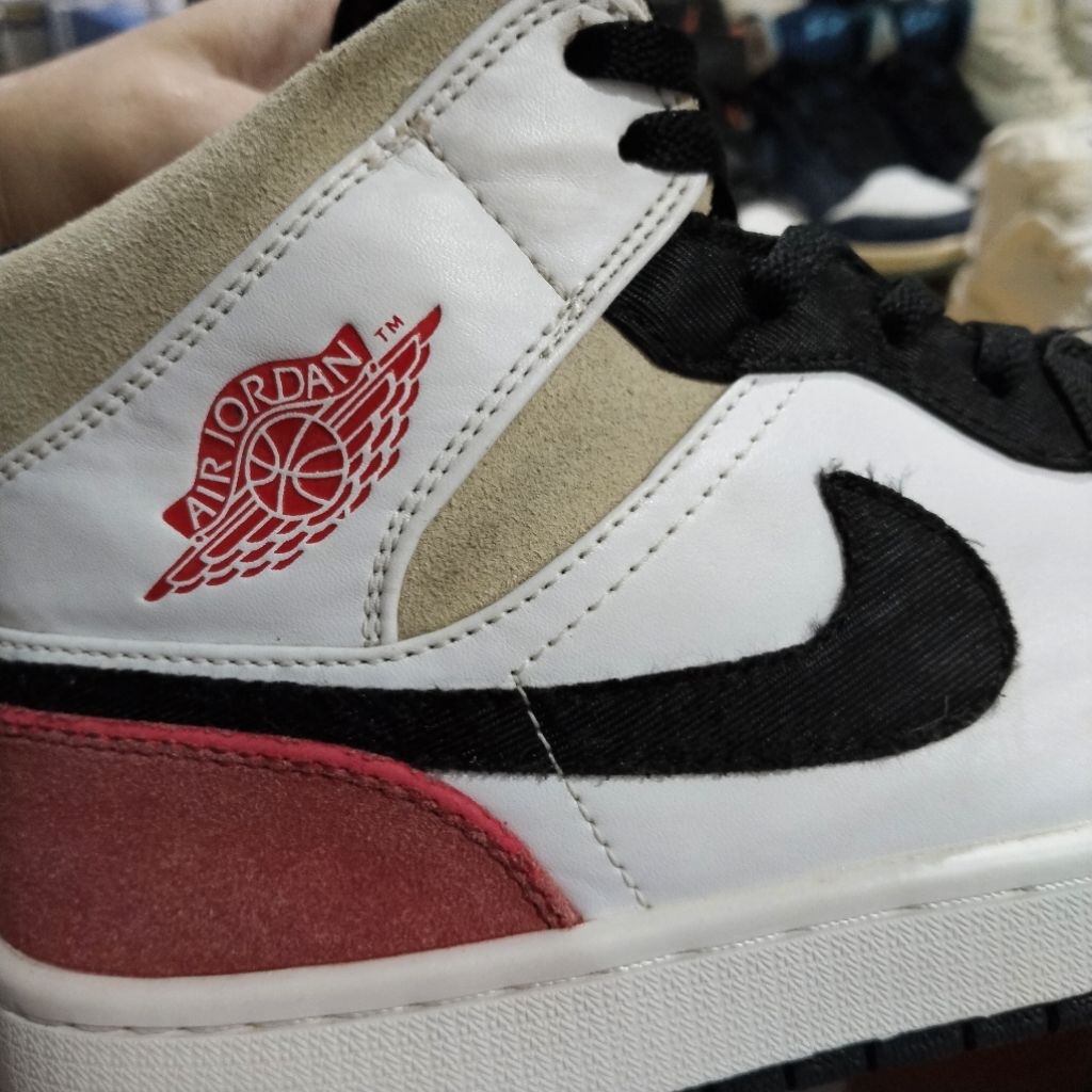 Air Jordan 1 mid Union Blacktoe sz. 44