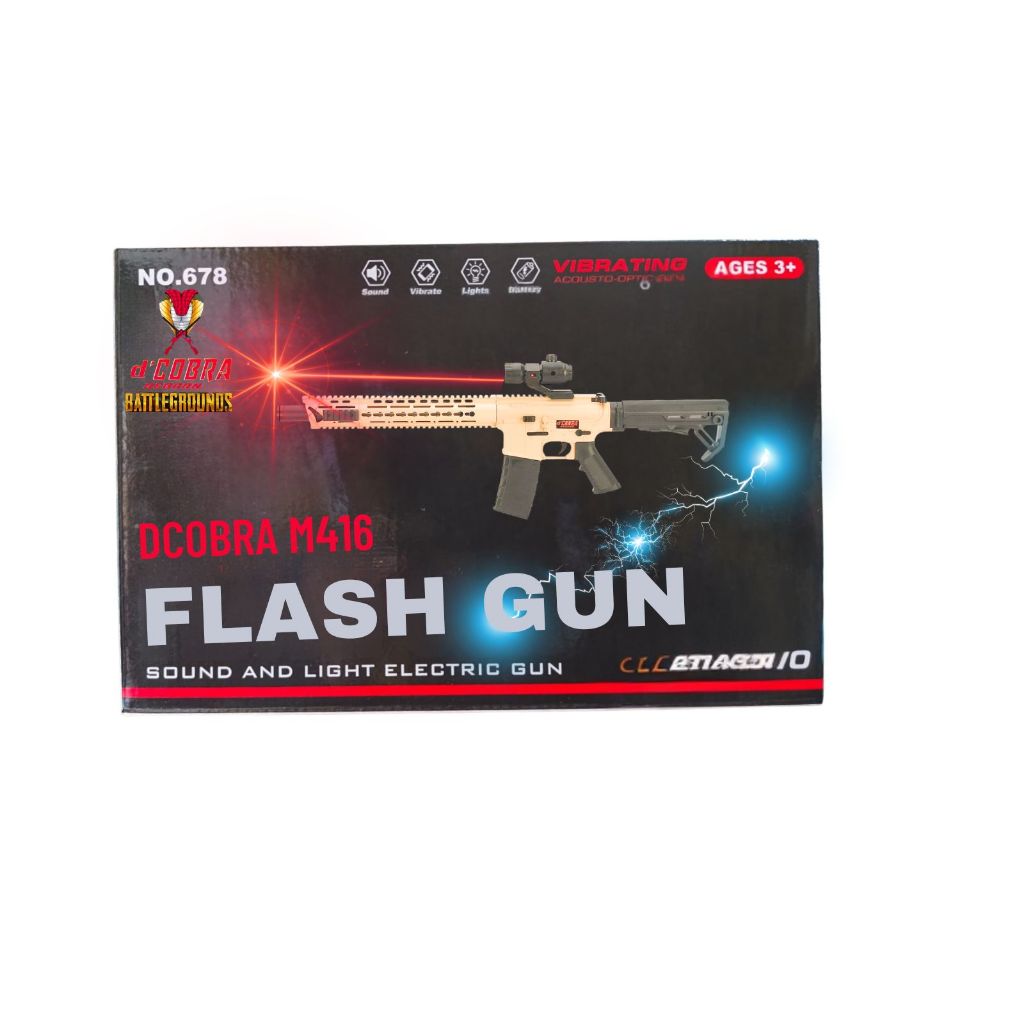 [DCOBRA M416]Tembakan Anak Mainan Pistol Senjata Senapan Infrared Gun Cobra m416