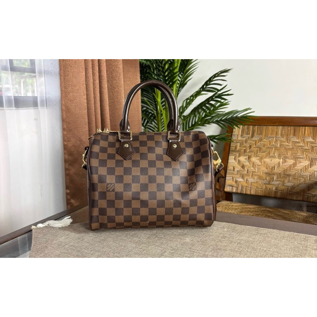 PL Slingbag wanita elphii speedy damier