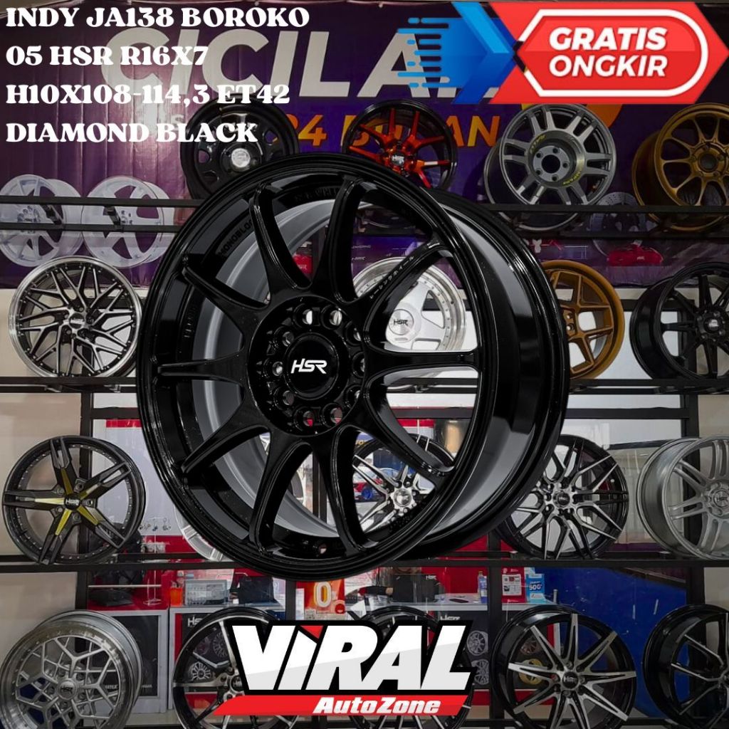 VELG MOBIL XPANDER, INNOVA, ALTIS NEW, BRV, L300, PELEK MOBIL RACING HSR 16