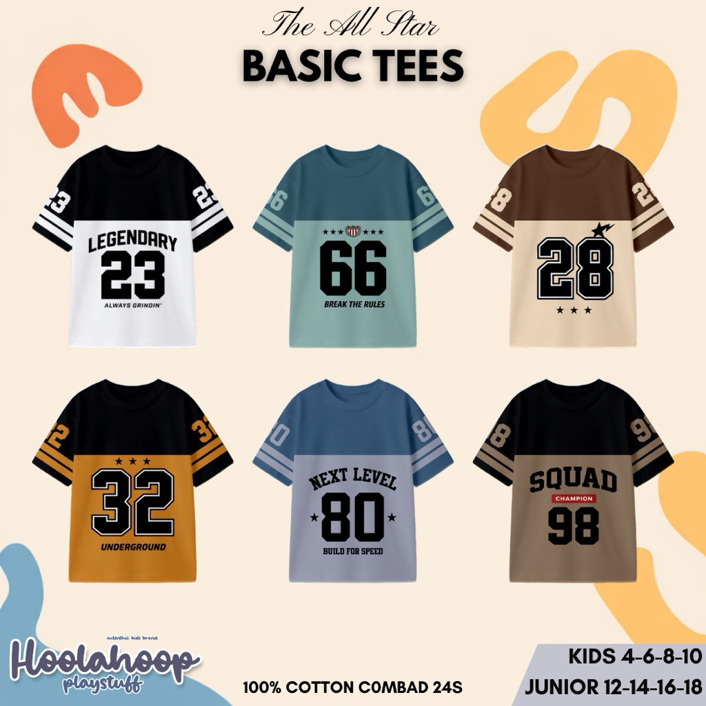 KAOS ANAK DOUBLE LAYER HOOLAHOOP