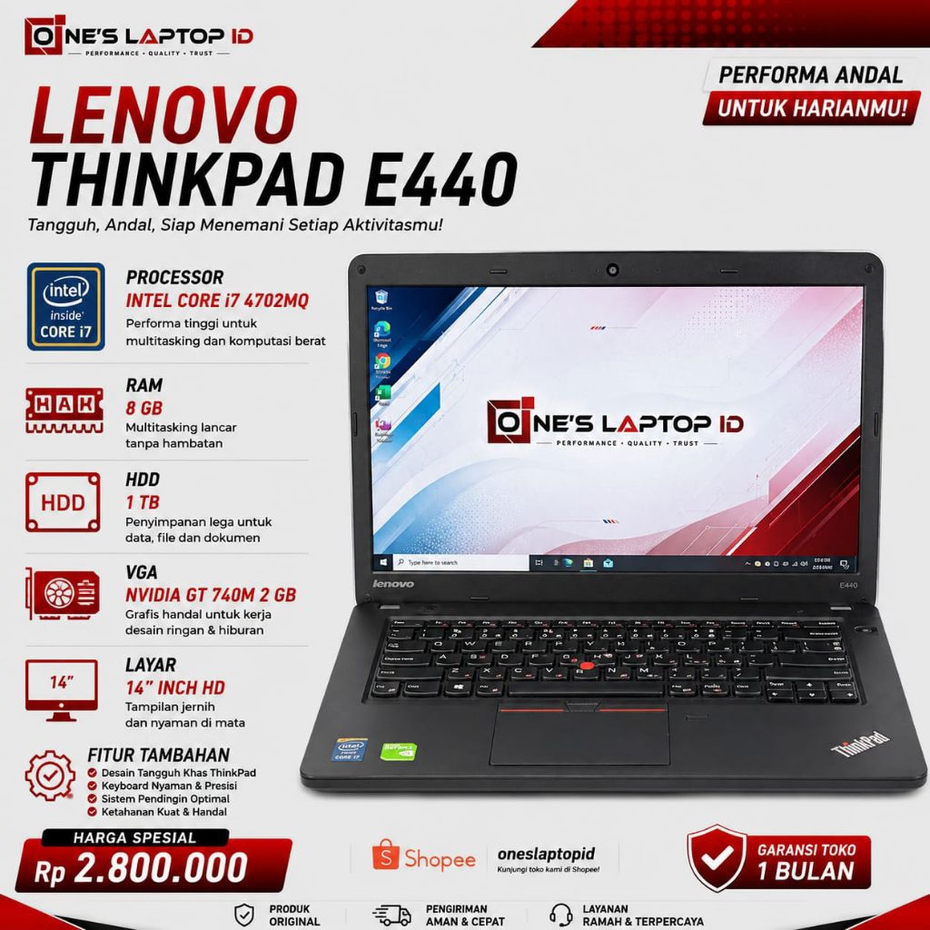 Thinkpad E440 i7-4702MQ
