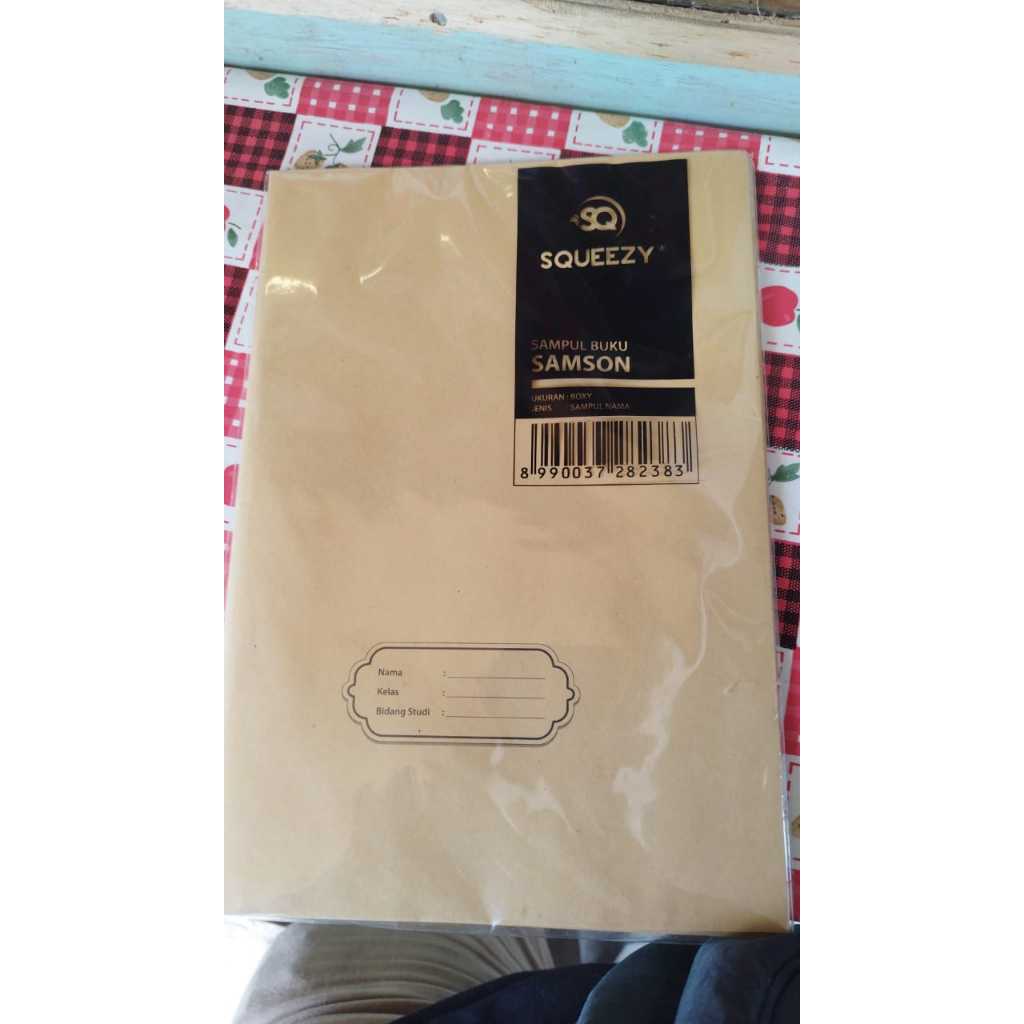 sampul coklat samson NAMA, sampul coklat tebal, sampul buku tulis NAMA isi 20 lembar