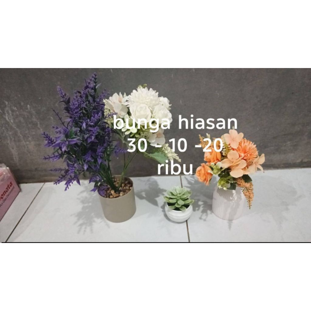 Bunga Hiasan preloved
