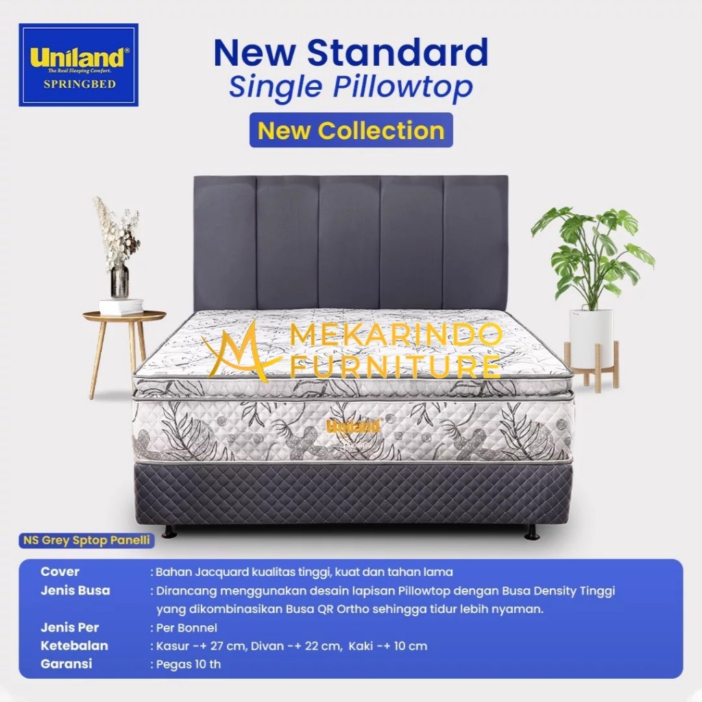 Springbed Uniland New Standard Single Pillowtop