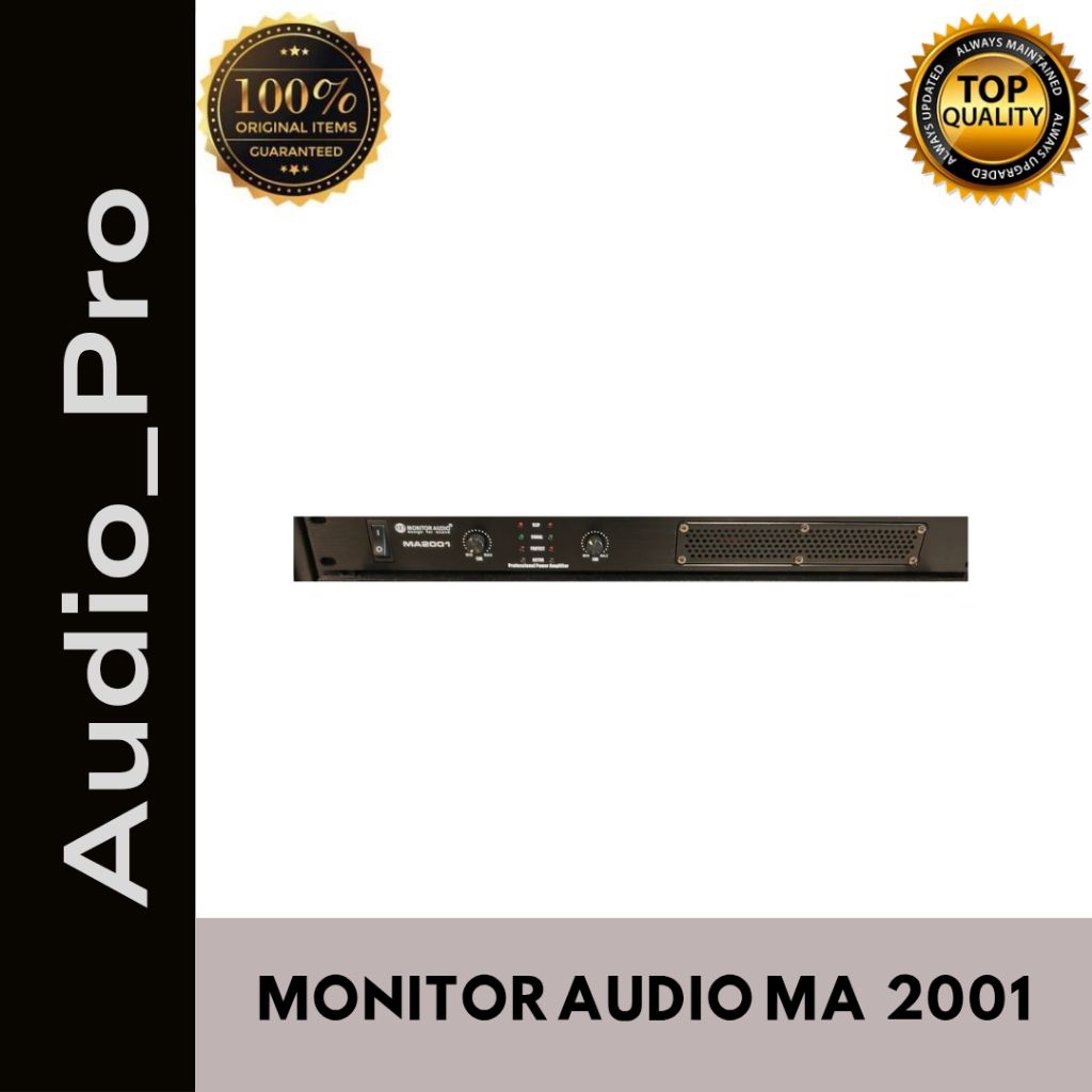 Power Monitor Audio MA 2001 Power Monitor Audio MA2001 Power Monitor MA -2001 Original