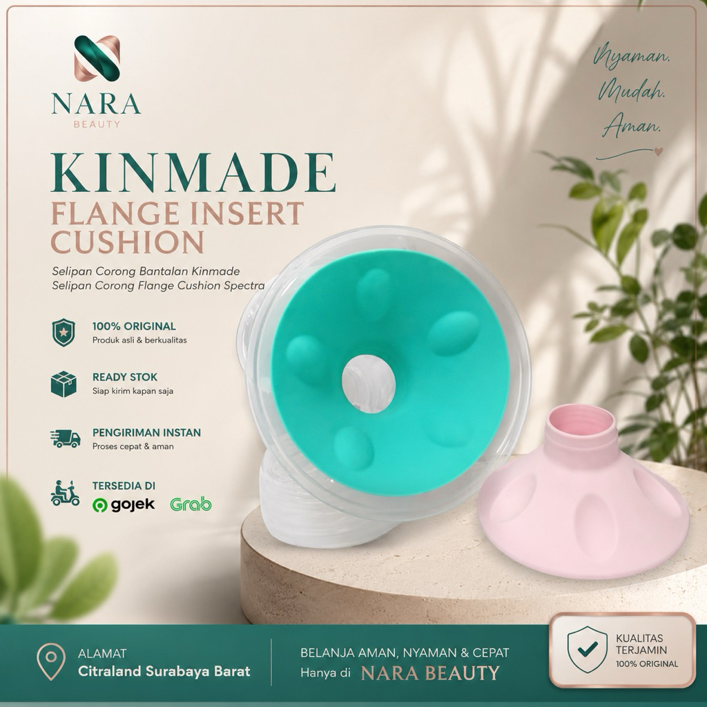 Kinmade Flange Insert Cushion Selipan Corong Bantalan Kinmade Selipan Corong Flange Cushion Spectra