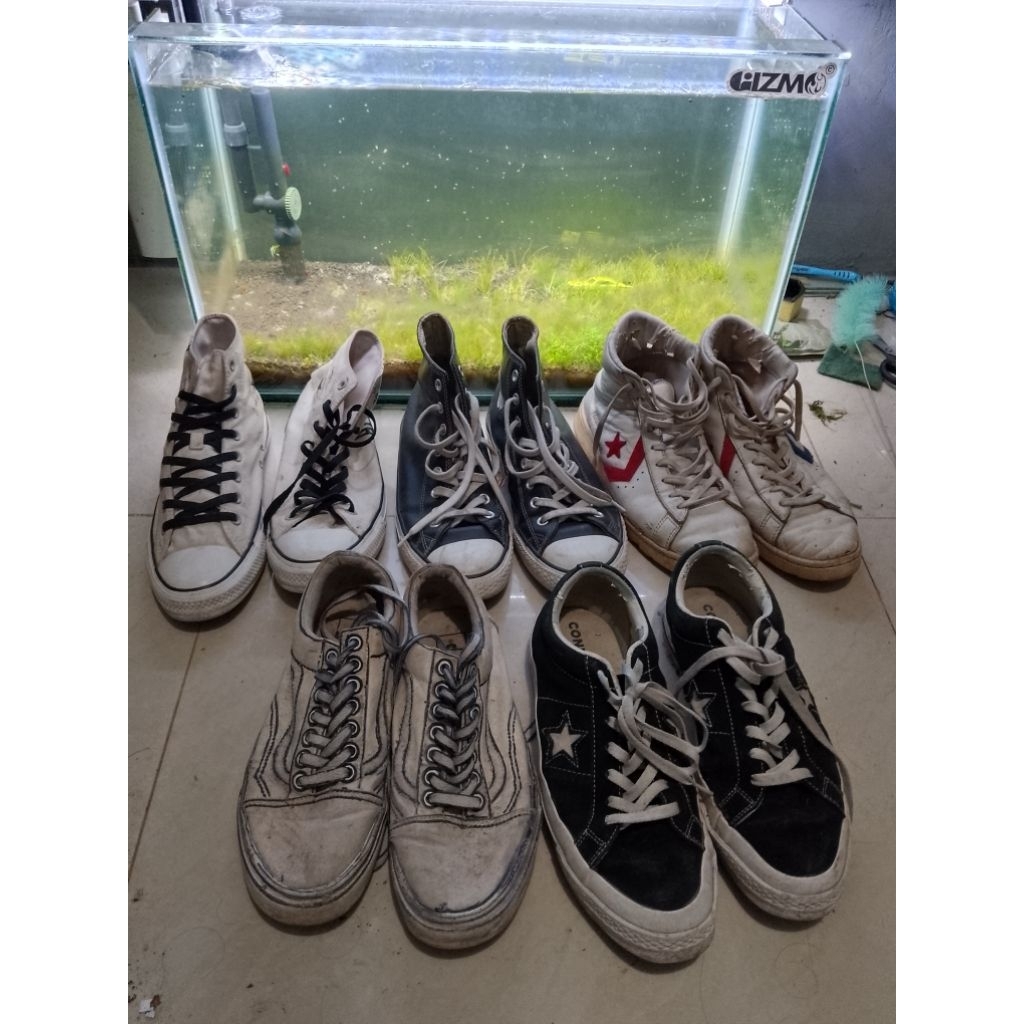 sepatu converse vans second  borongan murah