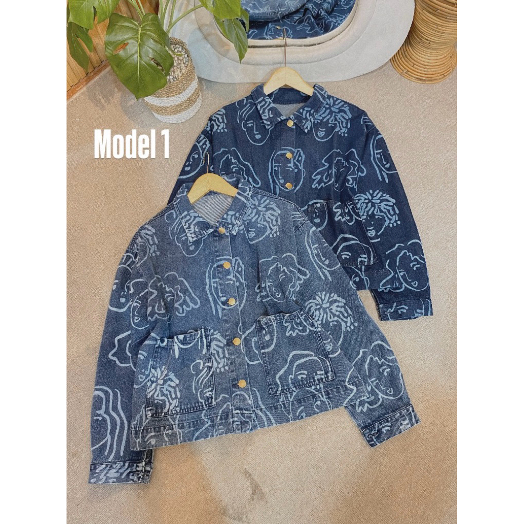 SABRINA-JACKET JEANS-JACKET OVERSIZE-JACKET DENIM