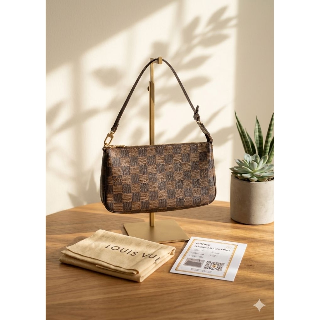 Elpi Pochette Damier Ebene