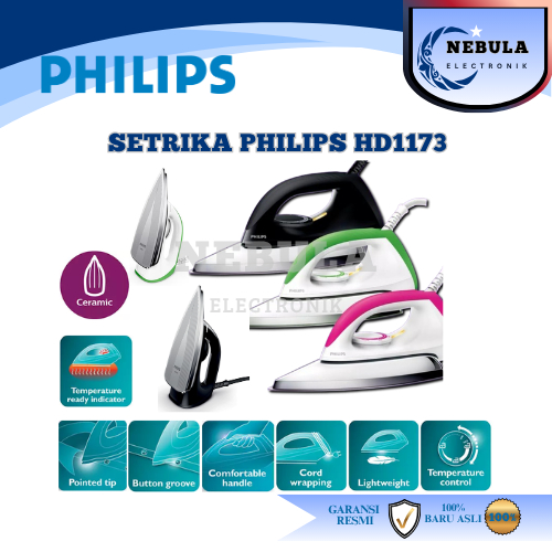 SETRIKA PHILIPS 1173 / SETRIKA PHILIPS / PHILIPS IRON / SETRIKA UAP PHILIPS / SETRIKA BAJU PHILIPS /