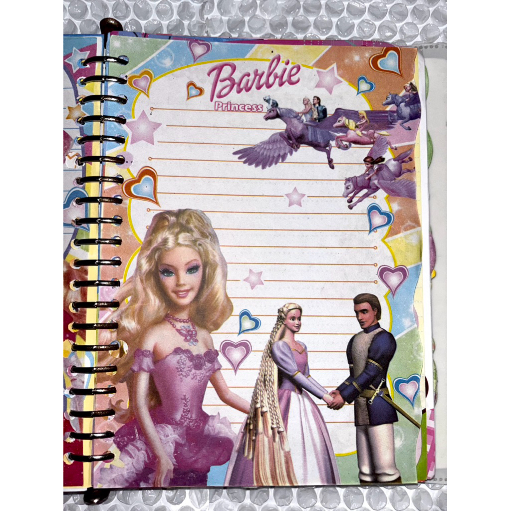PRELOVED KERTAS BINDER A5 LOOSE LEAF JADUL LANGKA BARBIE PRINCESS MINMIE MONOKURO BOO