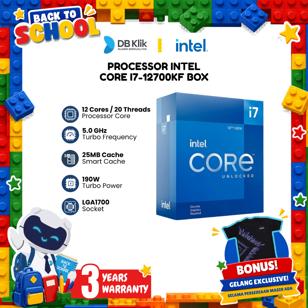 Intel Processor Core I7-12700Kf Box 3.6Ghz Lga1700 - I7 12700Kf