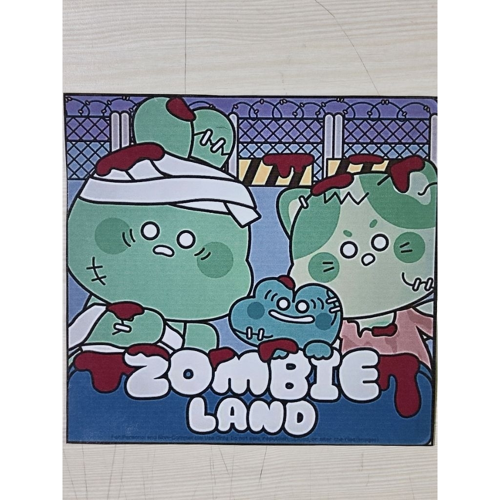 BONEKA KERTAS / SQUISHY BOOK ZOMBIE LAND