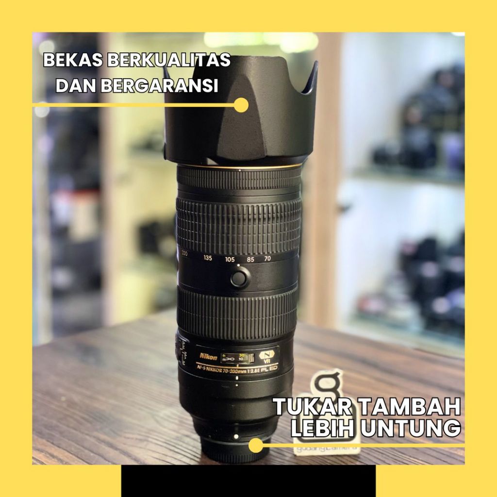 Lensa Nikon AFS 70-200mm F2.8 N VR FL - MINT CONDITION - 0306