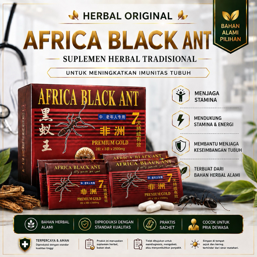 Black Ant Madu Herbal Hutan Alami Original sudah BPOM