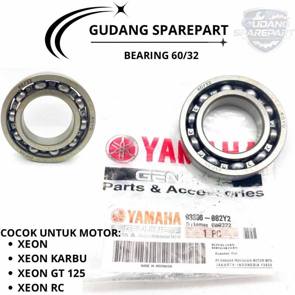BEARING 60/22 BAK CVT XEON XEON KARBU XEON GT 125 XEON RC KELAHER BAK CVT XEON