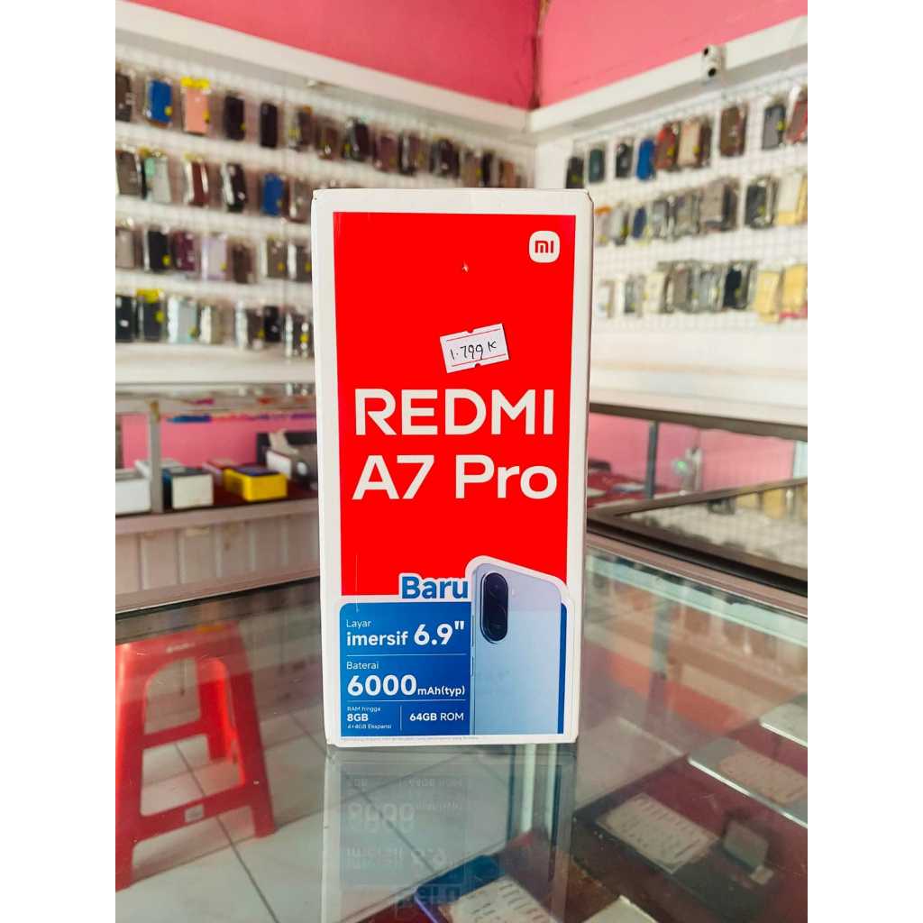 Redmi A7 Pro Layar 6,9 inch Camera 13 Mp Ram 4/64 gb Baterai 6000 mAh