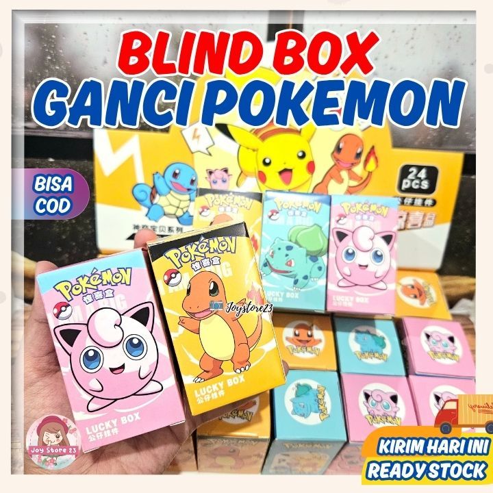 Blind box Ganci Pokemon/ Ganci pokemon/ Blind box Pokemon/ Gantungan Kunci Blind box/ Gantungan Kunc