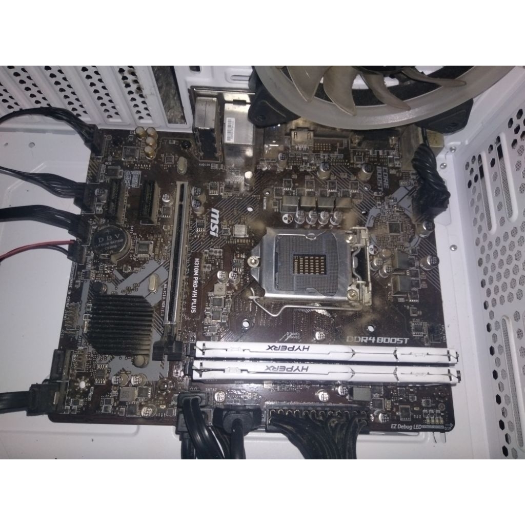 Motherboard MSI H310M LGA 1151 Bekas Intel Gen 8/9 Bekas (Mobo Only)