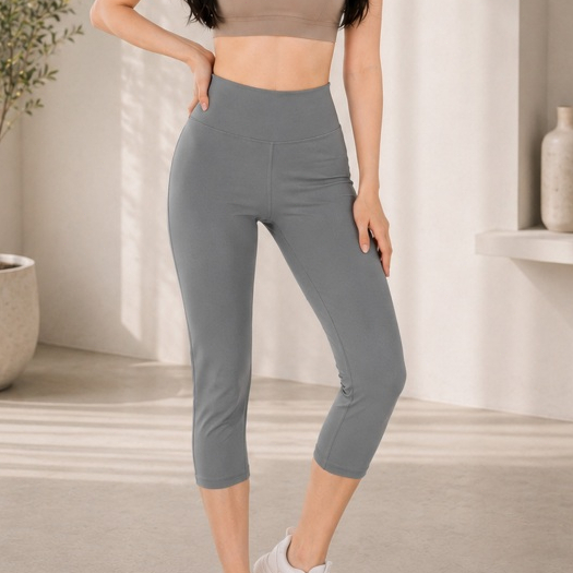 LADY COLLECTION -  MT7FK celana 3/4 olahraga  yoga gym selutut bahan adem celana lagging