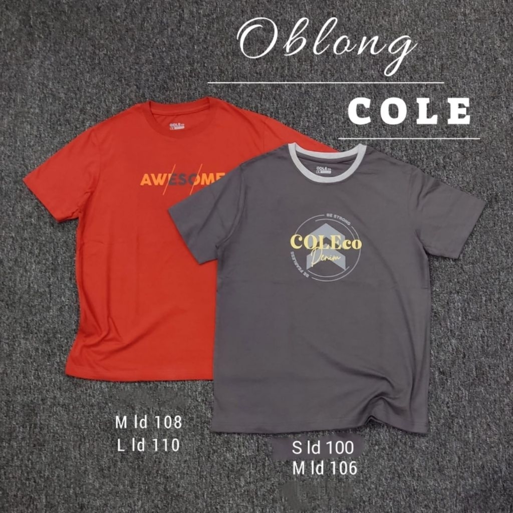 Kaos Oblong Cole
