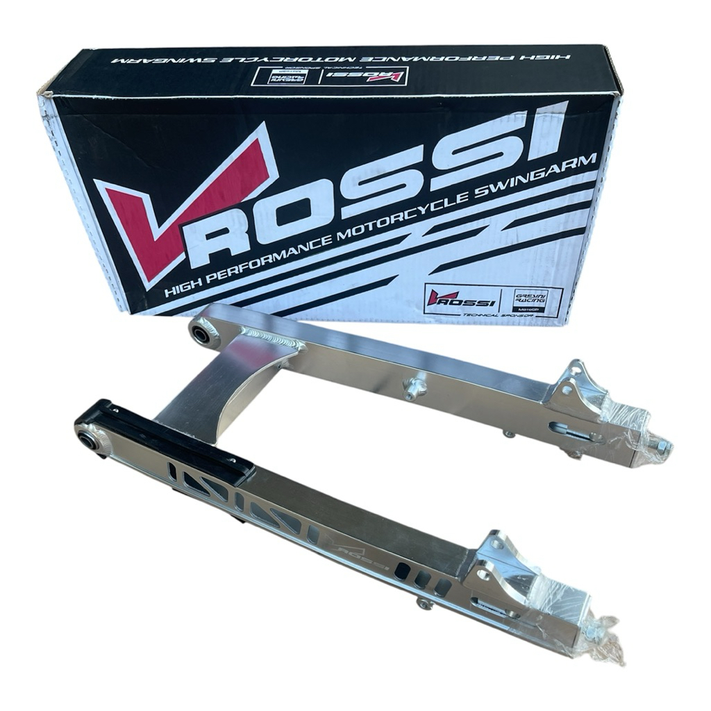Swing arm VROSSI model K2RR V2 (sudah+bosh) pnp Jupiter Z Fiz R warna silver