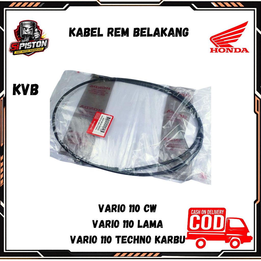 kabel rem belakang beat kabel rem belakang vario KVB ORIGINAL