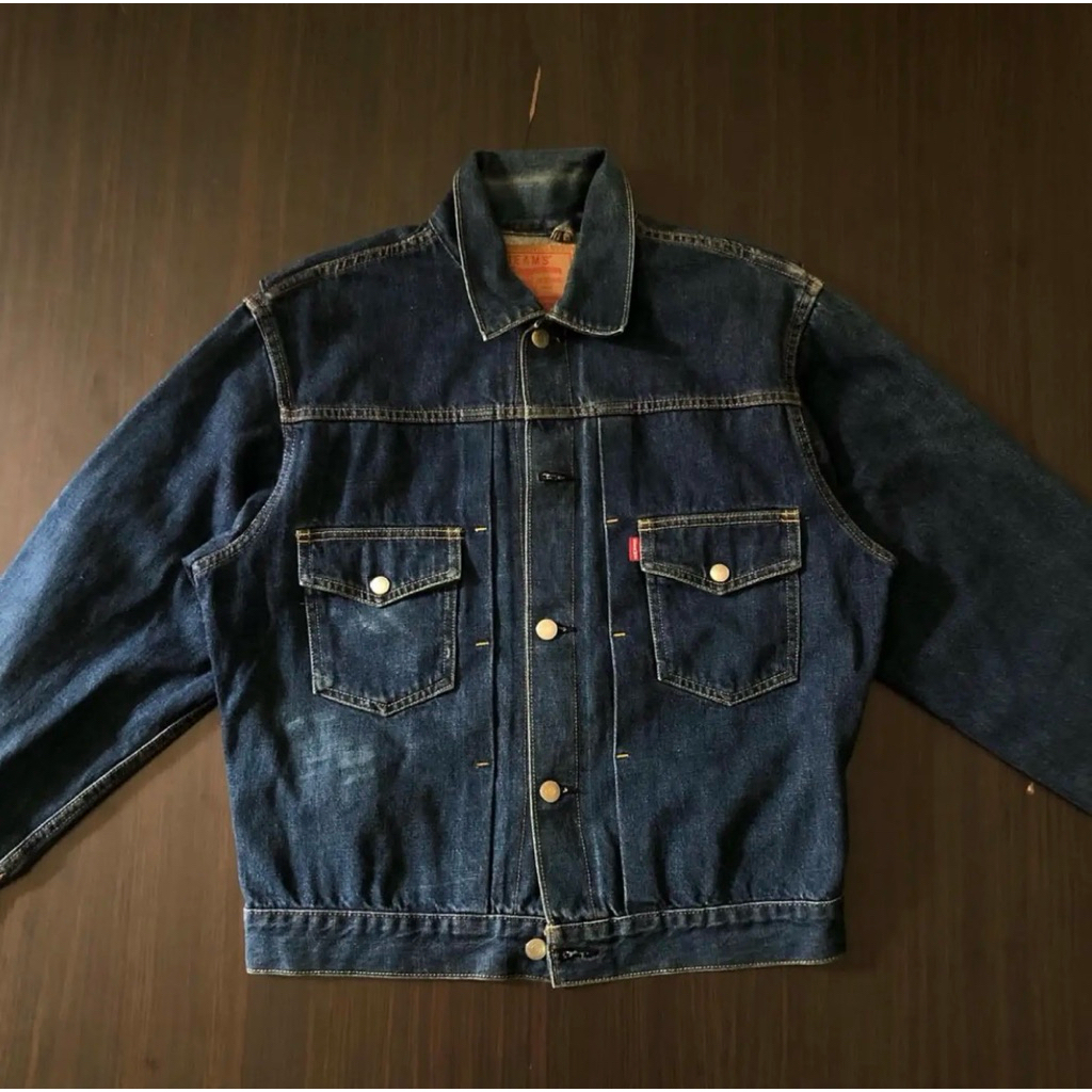 jaket denim beams type 2 original made in japan